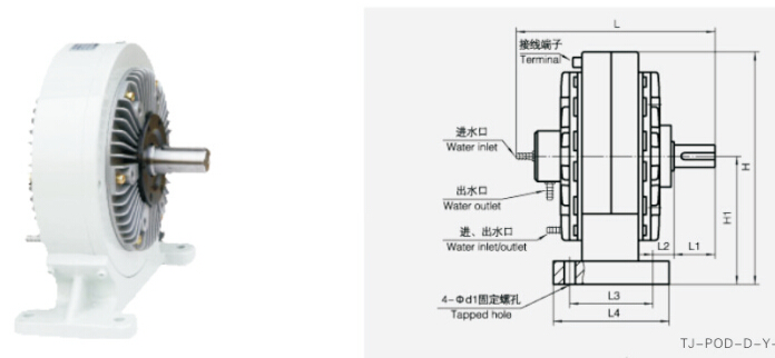 機座式磁粉制動(dòng)器安裝方式方法 機座式磁粉制動(dòng)器安裝方式方法